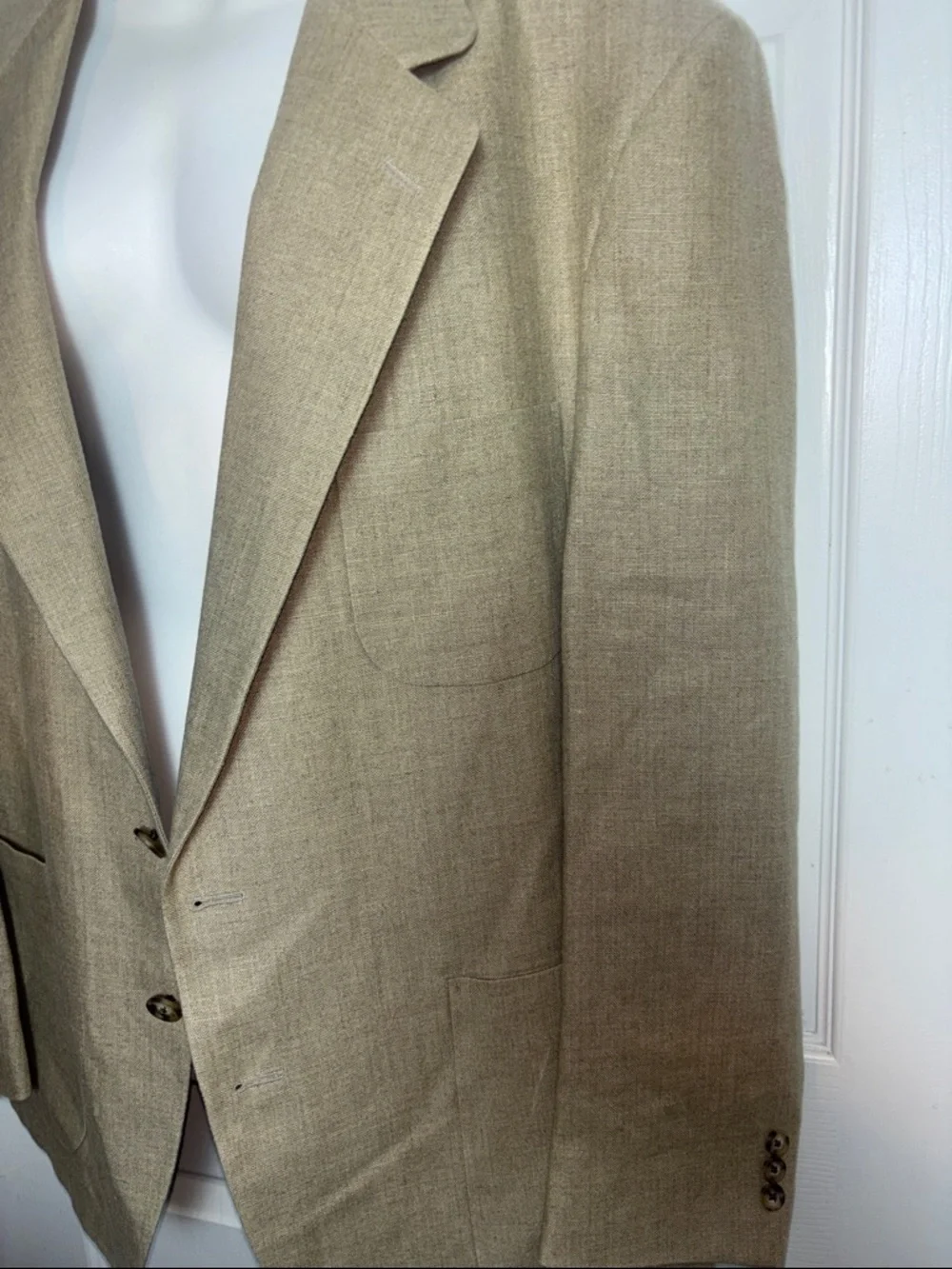Banana Republic Men’s blazer 100% linen two button Suit Jacket